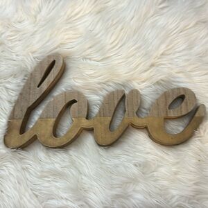 Love Woden Decor Sign